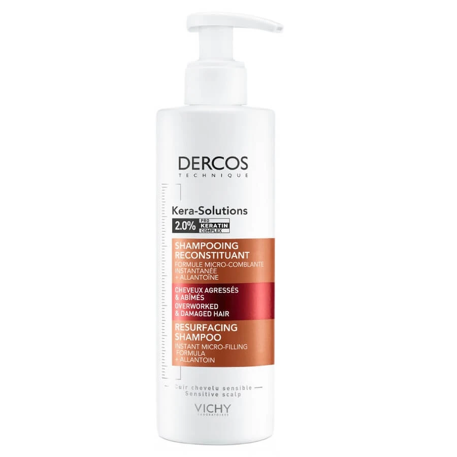 Vichy Dercos Kera-Solutions restorative shampoo for dry and damaged hair, 250 ml