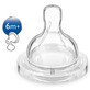 Tetina pentru hrana consistenta - Classic, +6 luni, 2 buc, SCF636/27, Philips Avent