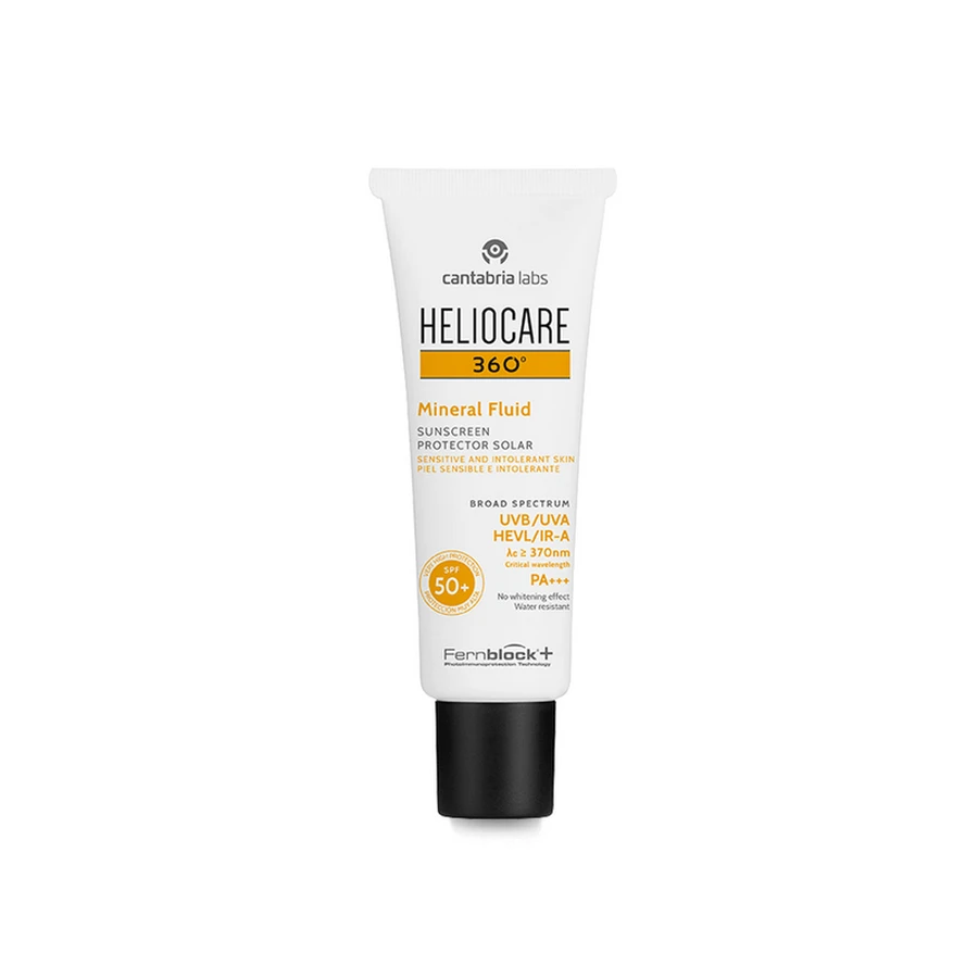 Heliocare 360º Mineral Tolerance Fluid SPF 50+ Sunscreen, 50ml