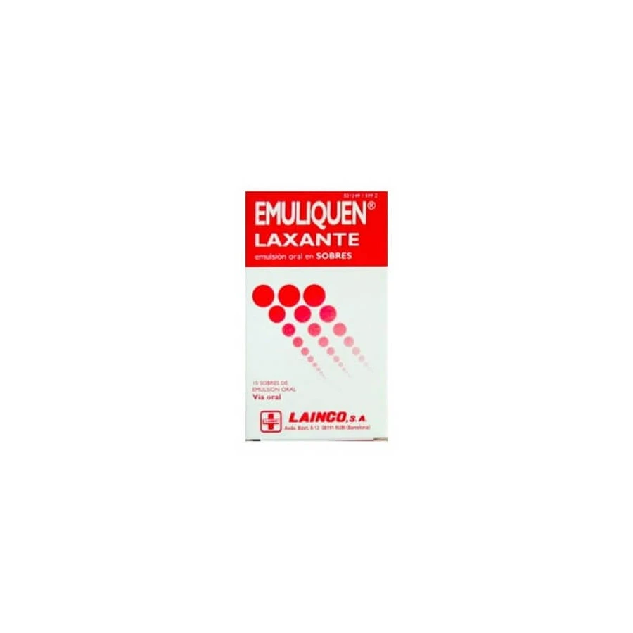 EMULIQUEN LAXATIVE 10 SACHETS ORAL EMULSION 15 ML