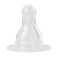Round silicone teat, 6-24 months, 2 pieces, 17303 Baby Nova