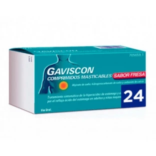 GAVISCON 24 KAUTABLETTEN (ERDBEERGESCHMACK)