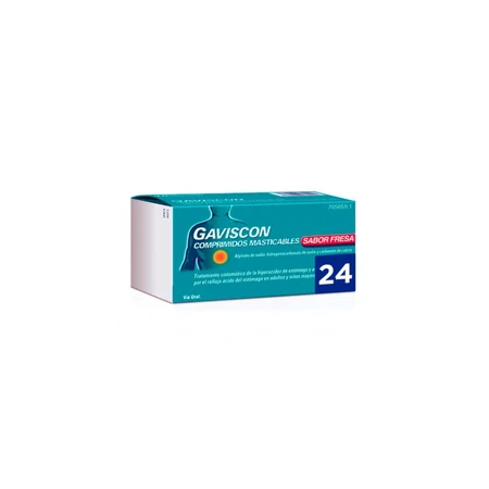 GAVISCON 24 KAUTABLETTEN (ERDBEERGESCHMACK)
