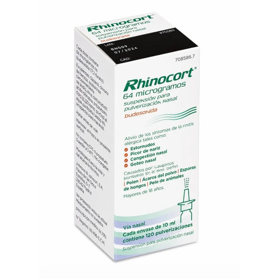 RHINOCORT 64 MCG/PULSE NASAL NEBULIZER 120 DOSES
