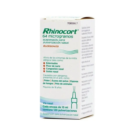 RHINOCORT 64 MCG/PULSE NASAL NEBULIZER 120 DOSES