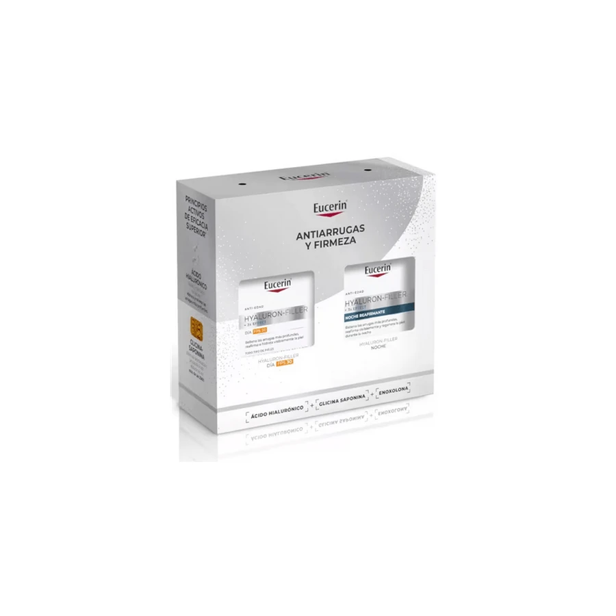 Eucerin PACK Hyaluron Filler Day SPF30 Normal Combination, 50ml+Night Cream, 50ml