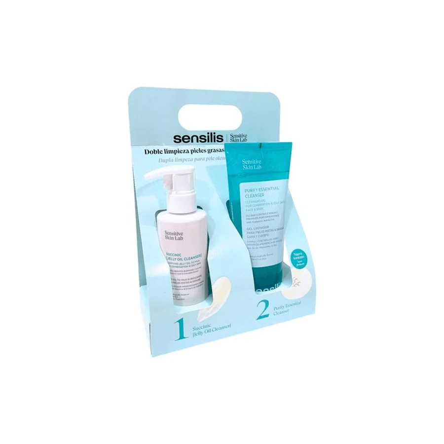 sensilis-pack-limpiador-succinic-jelly-oil-150ml-purify-essential-gel-200ml