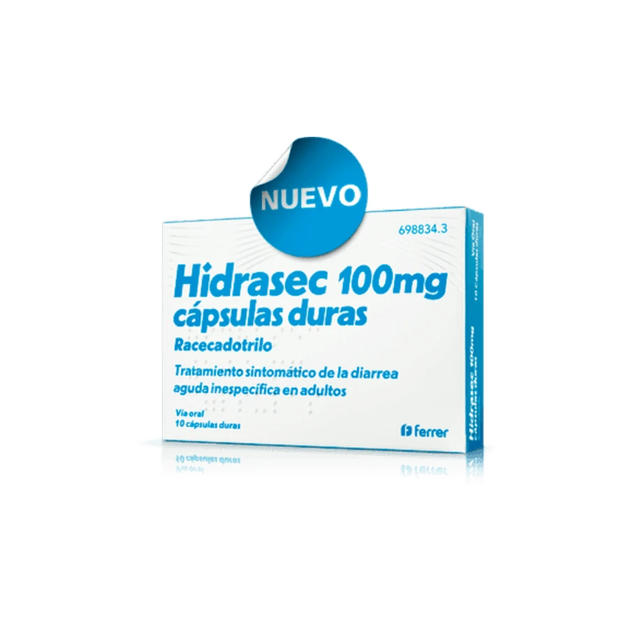 HIDRASEC 100 MG 10 GÉLULES