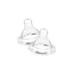 Quick flow silicone anti-colic teats, Phisio Perfect5, 2pcs, Chicco