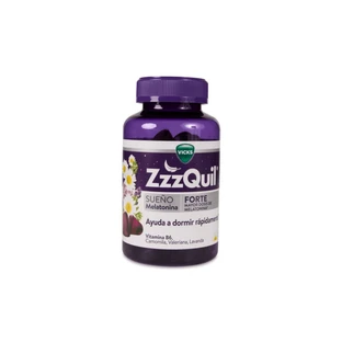 Vicks ZzzQuil FORTE 1.9mg 60 Gummies Sabor Frutos del Bosque