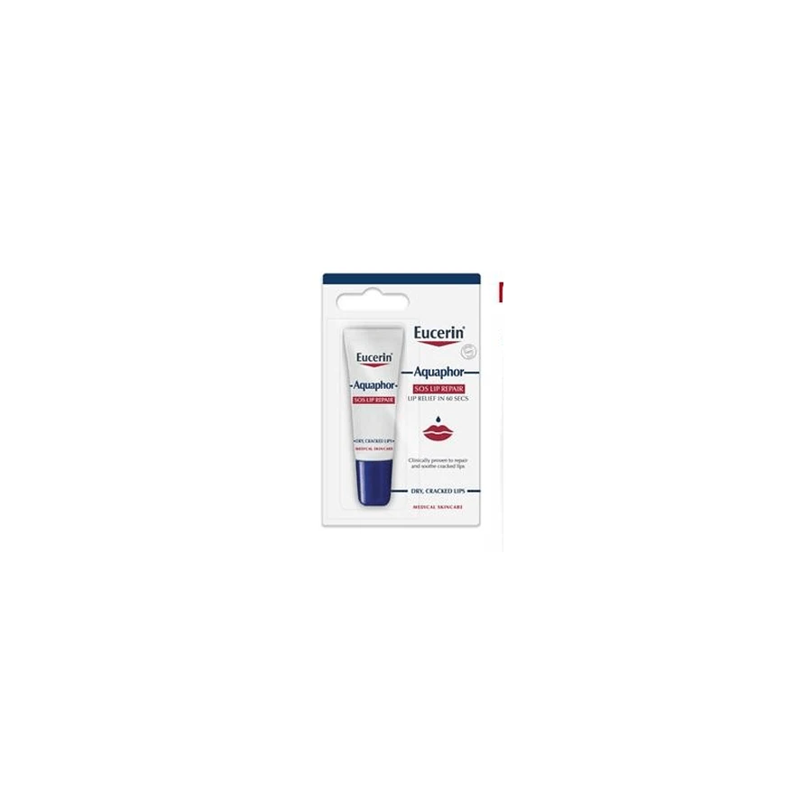 Eucerin Aquaphor SOS Regenerierende Lippenpflege, 10 ml