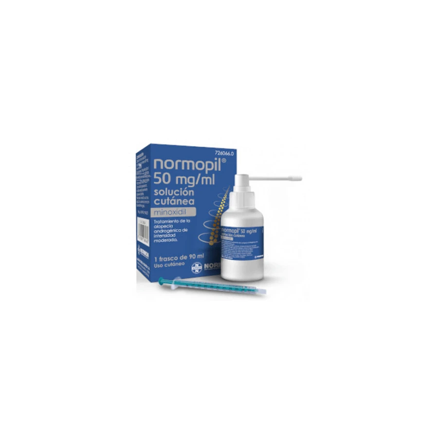 NORMOPIL 50 MG/ML 1 FRASCO SOLUCION CUTANEA 90 ML