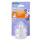 Slow flow silicone teats Momma, 2 pieces, Lansinoh