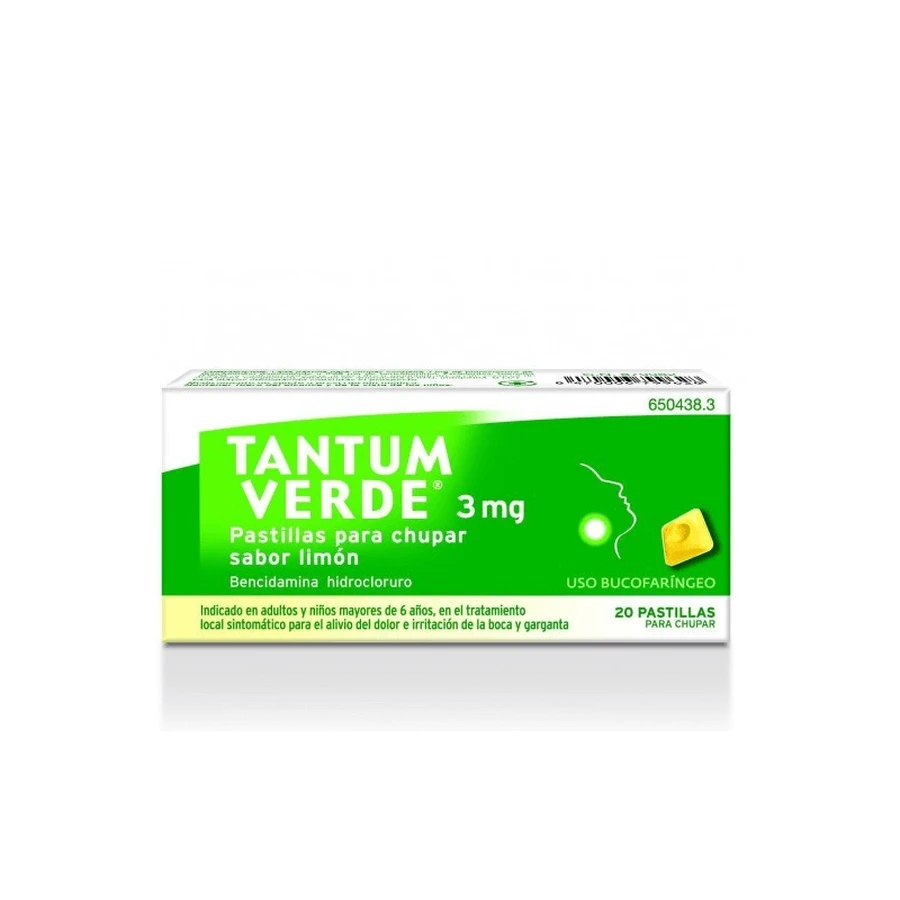 Tantum Verde 3 Mg 20 Lutschtabletten für Zitronenlutscher