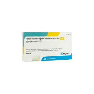 Paracetamol Mylan Pharmaceuticals 1 Gramm 10 Tabletten