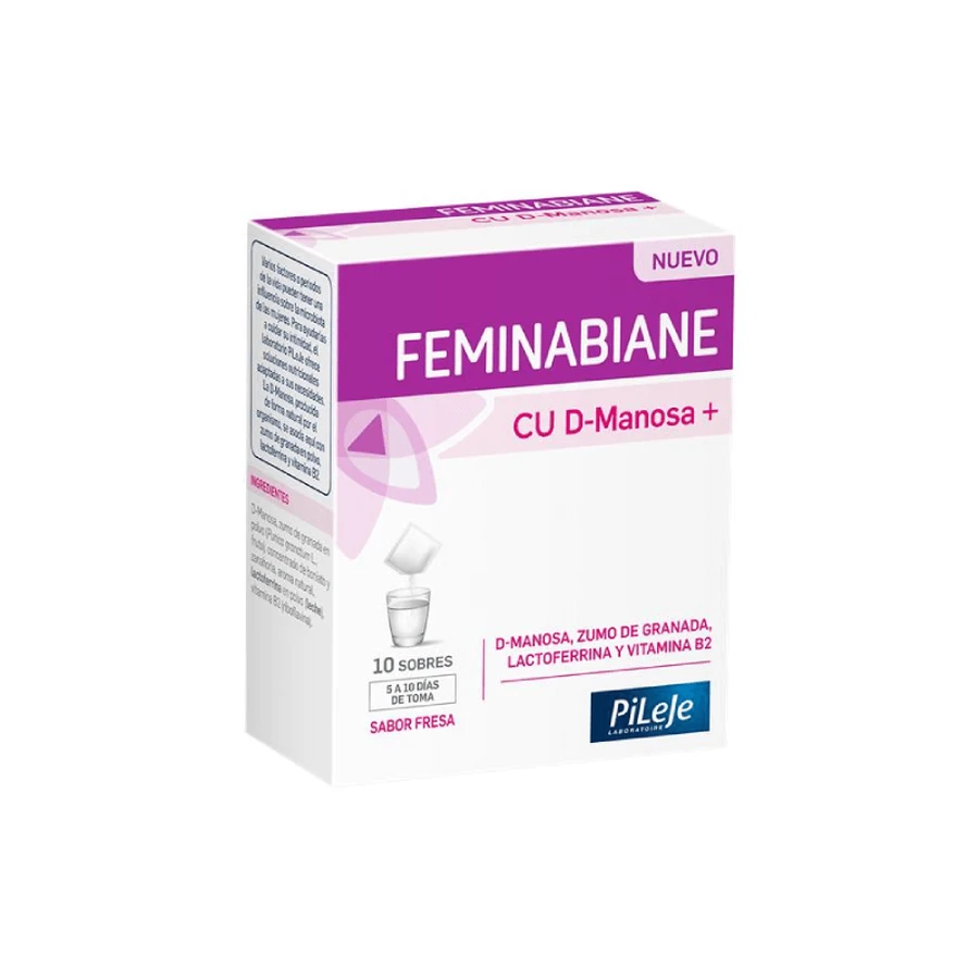 Feminabiane Cu-D Mango, 10 sachets strawberry flavour