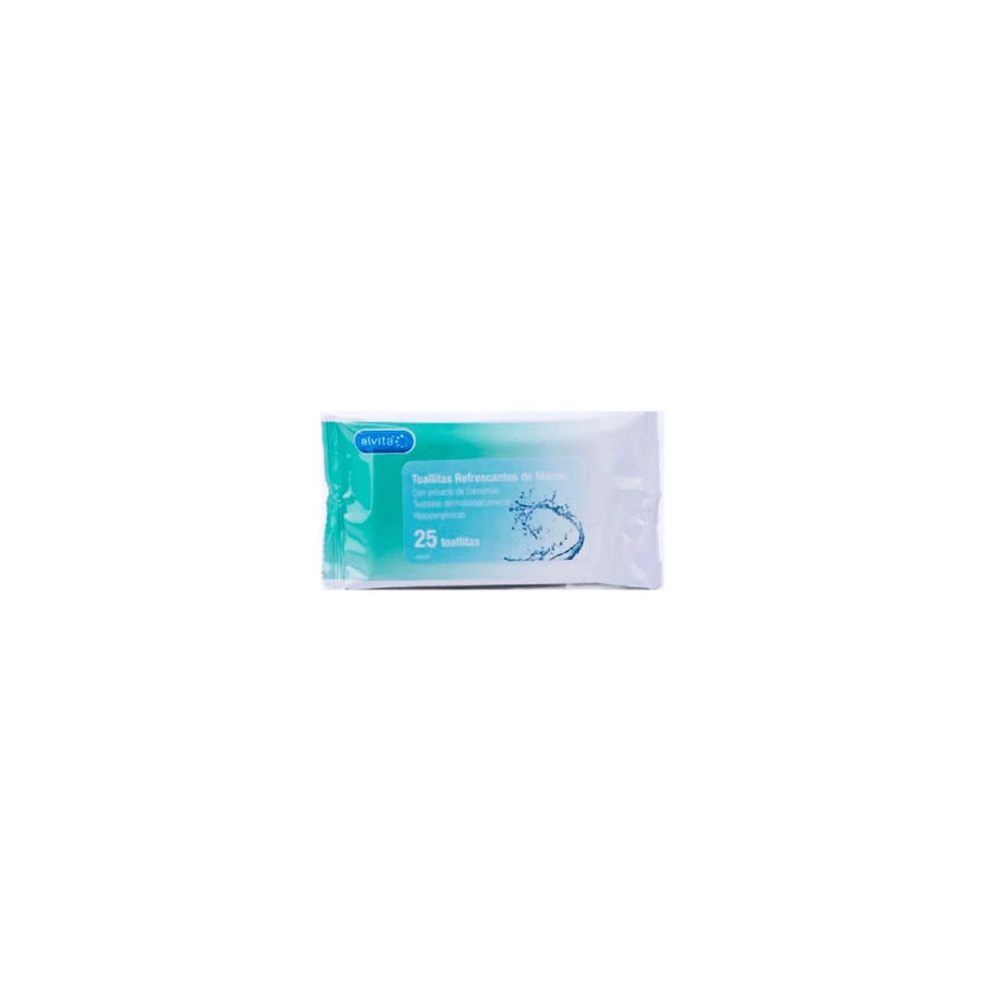 Alvita Refreshing Hand Wipes 25 u