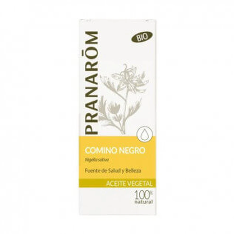 Pranarom Zwarte Komijn Plantaardige Olie 50ml Bio