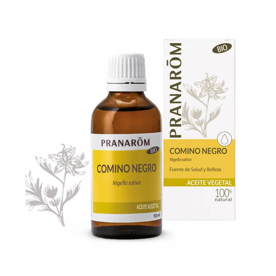 Pranarom Zwarte Komijn Plantaardige Olie 50ml Bio