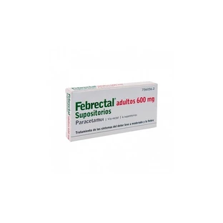 Febrectal Adult 600 mg 6 Zäpfchen