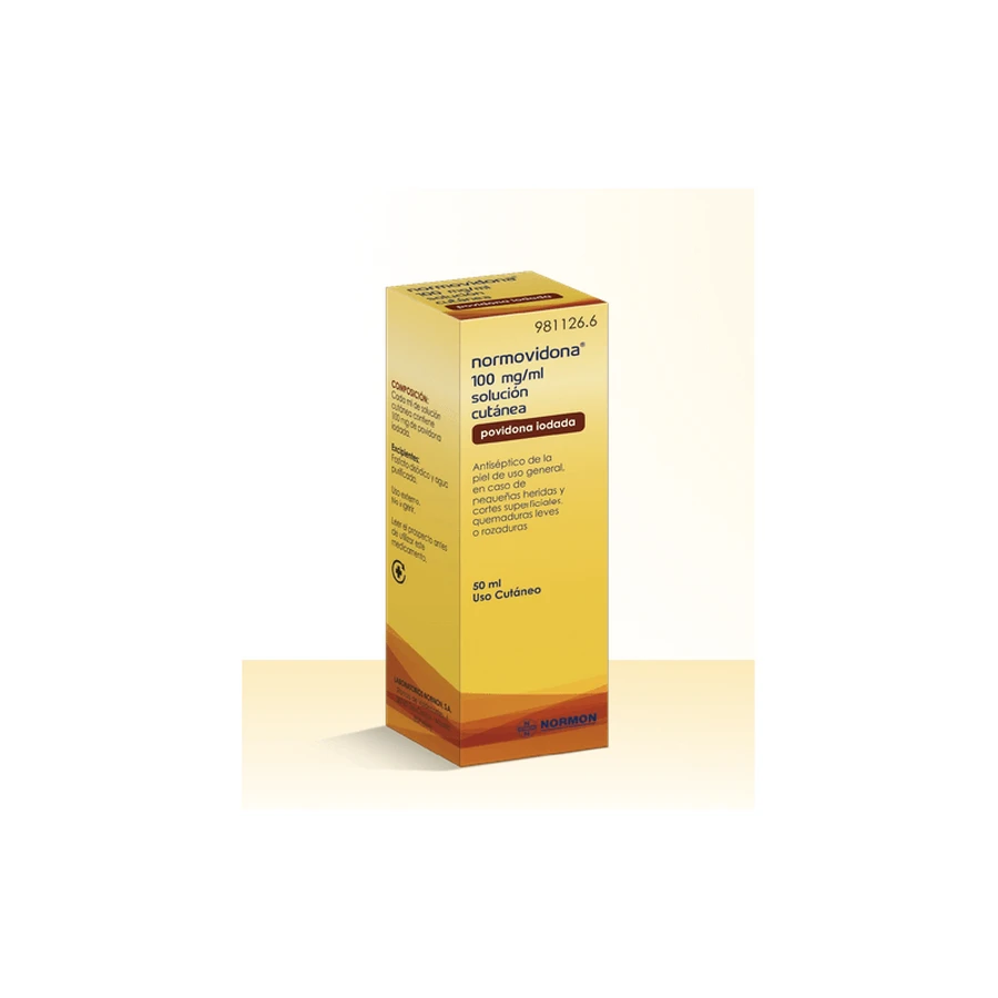 NORMOVIDON 100 MG/ML HAUTLÖSUNG 1 FLASCHE 50