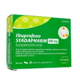 IBUPROFEN STADAPHARM EFG 400 MG 20 SACHETS ORALE SUSPENSIE 10 ML