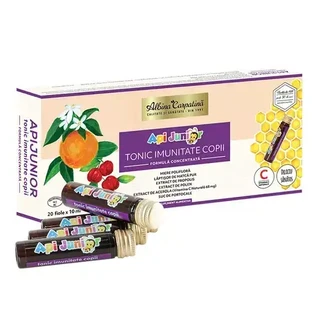 Apijunior Immunity Tonic for children, 20 ampoules, Albina Carpatina