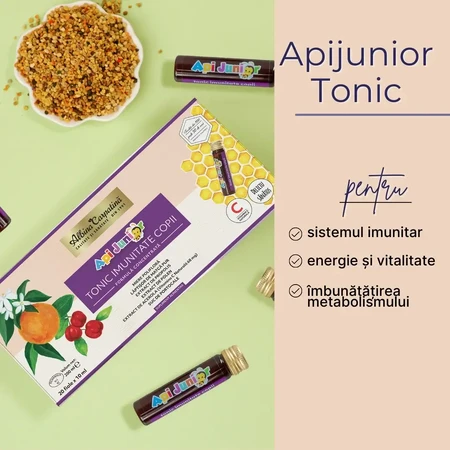 Apijunior Immunity Tonic for children, 20 ampoules, Albina Carpatina
