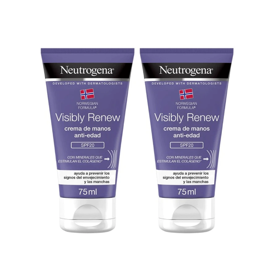 Neutrogena Duplo VisibIy Renew SPF 20 Hands 2X75 ml