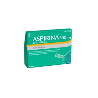 Aspirine 500 mg ,20 sachets granulés