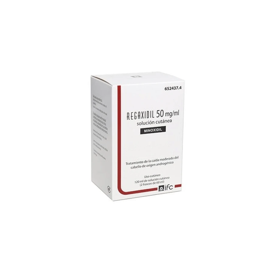 Regaxidil 5% huidoplossing 2 flacons van 60 ml