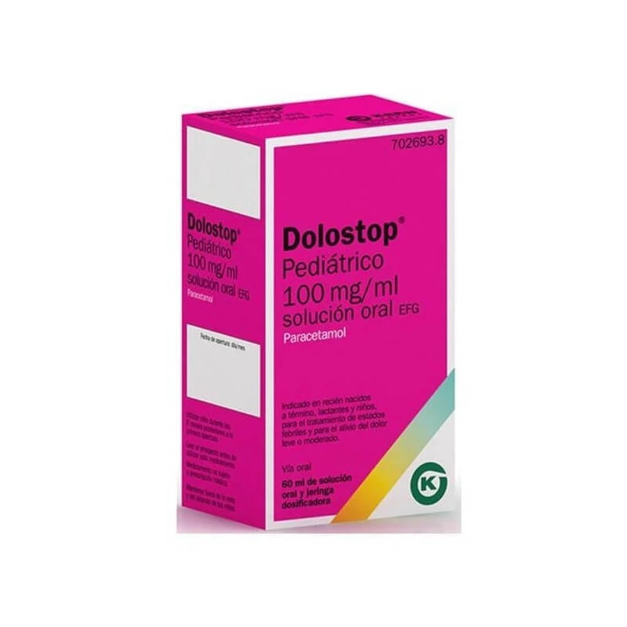 DOLOSTOP PÉDIATRIQUE 100 MG/ML SOLUTION ORALE 60 ML