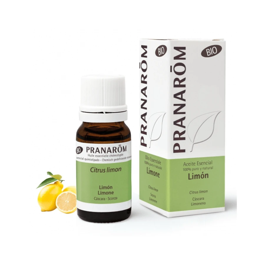 Pranarom Aceite esencial de limón 10 ml, Citrus limon BIO