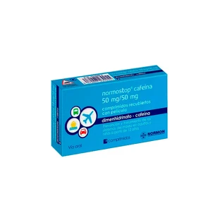 NORMOSTOP KOFFEIN 50 MG/50 MG 4 FILMTABLETTEN