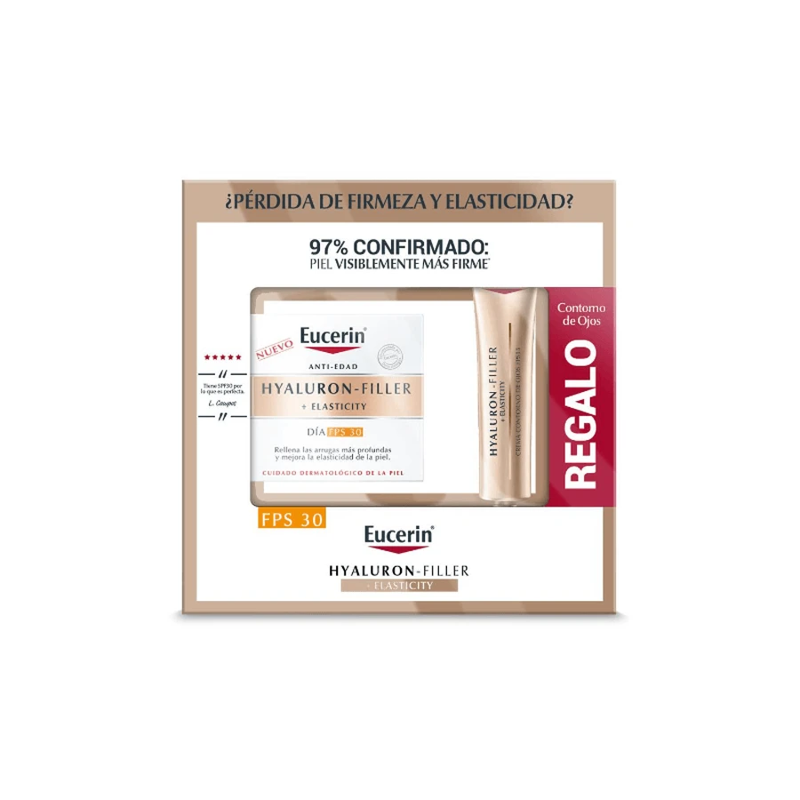 Eucerin PACK Hyaluron Filler Elasticity Day SPF30, 50 ml + GIFT Elasticity Oogcontour 15 ml