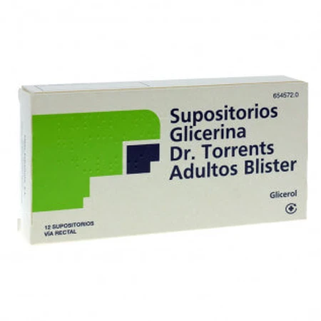 Dr Torrents Supositorios Glicerina Adultos 3.27 g 12 Supositorios