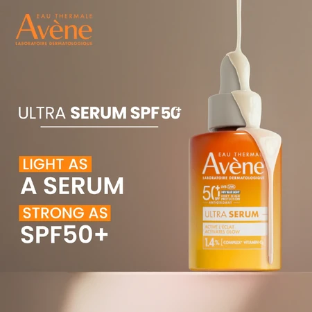 AVENE ULTRA SERUM SERUM SPF 50+ CELL PROTECTION INSTANTLY REPLENISH 1 PACK 30 ML