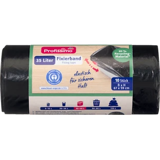 Profissimo 35 liter vuilniszakken met tape, 10 stuks