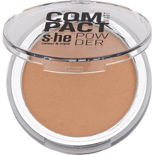 s-he colour&style Mat compact poeder 175/406, 9 g