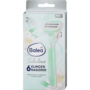 Balea Fabulous scheermes met 6 mesjes, 1 stuk