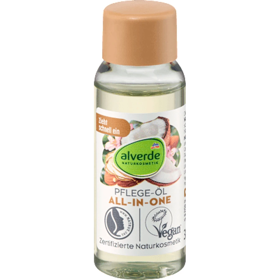alverde NATURKOSMETIK Alles-in-één-verzorgingsolie, 30 ml