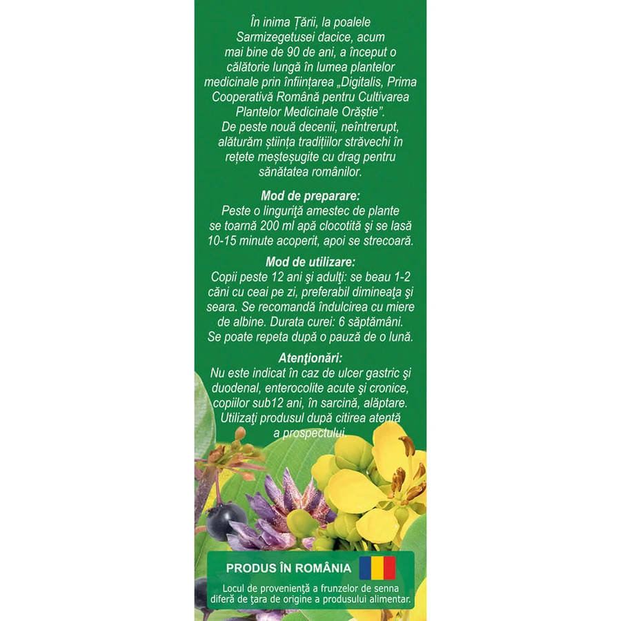 Té laxante, D76, 50 g, Fares