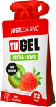 JUSTLOADING Energy Gel Aardbei en Kiwi met Taurine smaak, 3 stuks