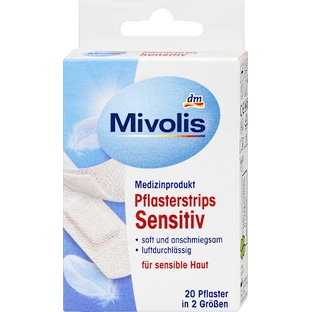 Mivolis Sensitive kleefpleisters, 20 stuks