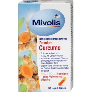 Capsule di curcuma Mivolis Premium, 30 capsule