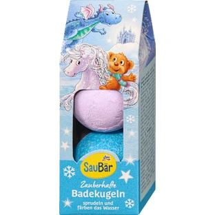 SauBär Effervescent bath bombs, 2 pcs