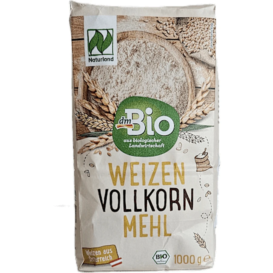 dmBio Volkoren tarwemeel ECO, 1 kg