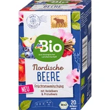 dmBio Fruit tea, Nordic fruits with blueberries and cranberries, 20 pieces
