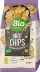 dmBio Crispy bread snacks with garlic and herbs, 100 g