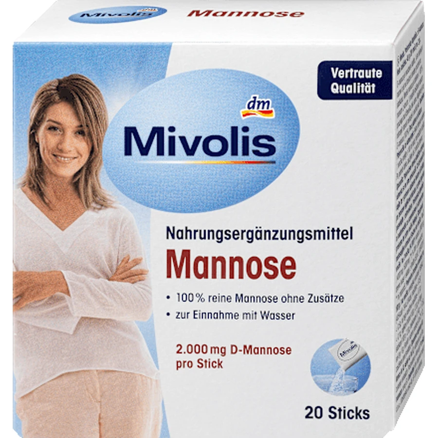 Mivolis Dietary supplement with D-manosis, 20 pk